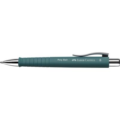 Kugelschreiber POLY BALL XB, emerald grün, mit Großraummine XB, Schreibfarbe: blau