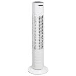 Bestron Säulenventilator, weiß, 3 Geschwindigkeiten, Höhe: ca. 78 cm, geräuscharm, Schwenkfunktion von 75°