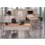 Cito Chefarbeitsplatz/Konferenztisch mit höhenfixem U-Gestell, Dekor grauweiß, Gestell silber, Maße (HxBxT): 740 x 2.400 x 1.200 mm