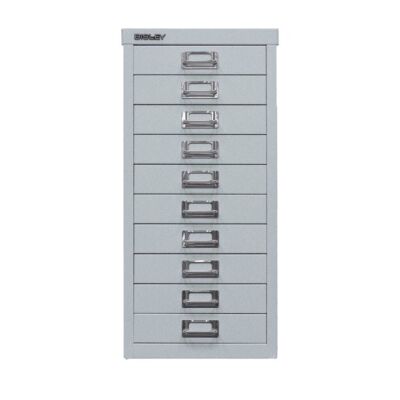 MultiDrawer?, 29er Serie, DIN A4, 10 Schubladen, Farbe silber, Maße (HxBxT): 590 x 279 x 380 mm