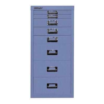 MultiDrawer?, 29er Serie, DIN A4, 8 Schubladen, Farbe blau, Maße (HxBxT): 590 x 279 x 380 mm