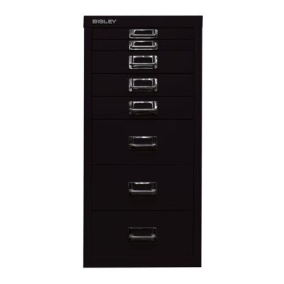 MultiDrawer?, 29er Serie, DIN A4, 8 Schubladen, Farbe schwarz, Maße (HxBxT): 590 x 279 x 380 mm