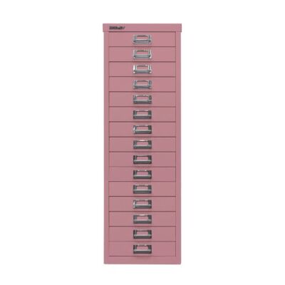 MultiDrawer?, 39er Serie, DIN A4, 15 Schubladen, Farbe pink, Maße (HxBxT): 860 x 279 x 380 mm