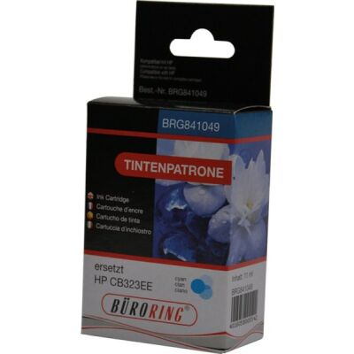 Tintenpatrone cyan, ersetzt HP #CB323EE, Inhalt: 12 ml, für ca. 890 Seiten