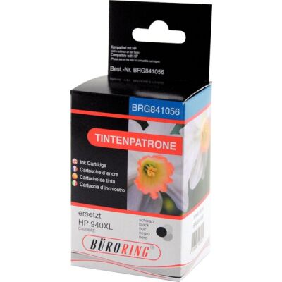 Tintenpatrone 940XL schwarz, ersetzt HP C4906AE, Inhalt 69 ml, für ca. 2650 Seiten