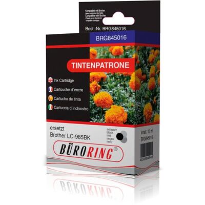 Tintenpatrone schwarz für Brother für DCP-J-125,-315W,-515W ersetzt Brother LC-985BK