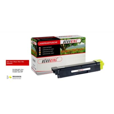 Toner-Kit TK-590Y yellow für Kyocera FS-C2026MFP, FS-C2126MFP, ECOSYS M6023cdn/KL3, P6026cdn, FS-C5250DN ersetzt Kyocera TK-590Y