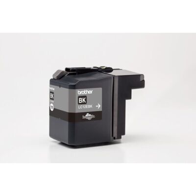 Tintenpatrone LC-12EBK XL für Brother Drucker, schwarz, für ca. 2.400 Seiten