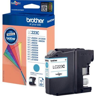 Tintenpatrone LC-233C für Brother-Drucker, cyan, für ca. 550 Seiten