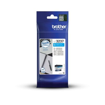 TINTENPATRONEN LC-3237C für BROTHER Drucker cyan, für ca. 1.500 Seiten