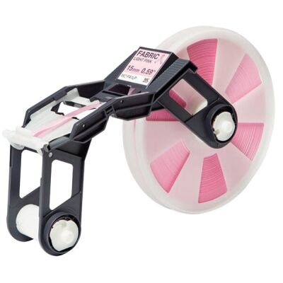 Textilband pink MC-FA1LP 15mm x 300m für Tape Creator TP-M5000N