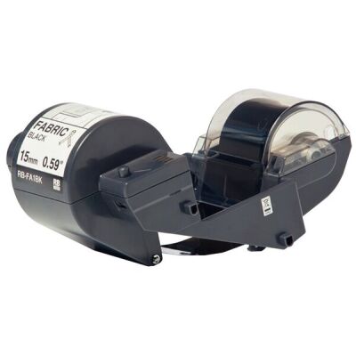 Textilfarbband schwarz RB-FA1BK 15mmx300m, f. Tape Creator TP-M5000N