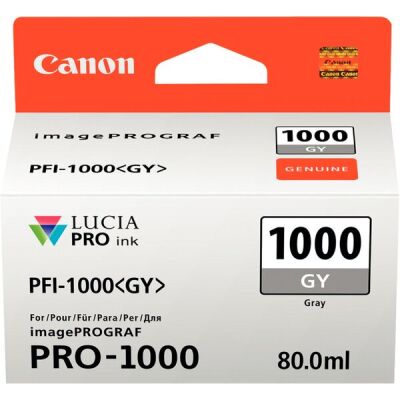 Tinte PFI-1000GY für Pro-1000, grau, Inhalt: 80 ml