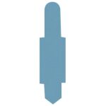Stecksignale, hellblau, PVC, 15 x 55 mm
