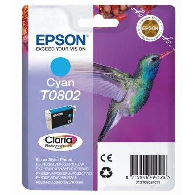 Tintenpatrone cyan für Stylus Photo R265,285,360,RX560,585,685