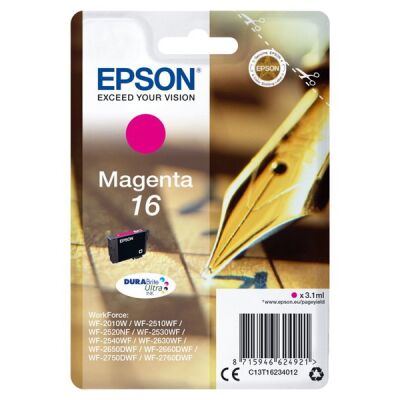 Tintenpatrone DURABrite, magenta, für WorkForce WF-2010W, WF-2510WF, WF-2520NF, WF-2530WF, WF-2540WF, WF-2630WF, WF-2650DWF, WF-2660DWF, Inhalt: 3,1 ml, für ca. 165 Seiten