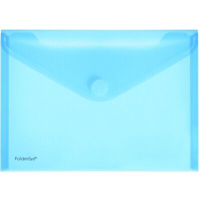 PP-Umschlag A5quer blau transparent