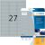 Silberfarbene Folien-Etiketten 63,5 x 29,6 mm, 675 Etiketten, glänzend, wetterfest, Packung à 25 Blatt