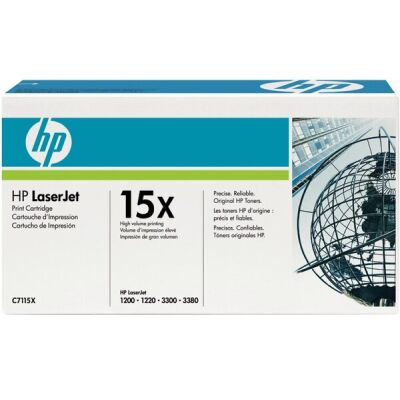 Toner Cartridge 15X schwarz für LaserJet 1200, 1200n, 1200se, 1220,