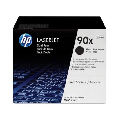 Dual Pack Toner Cartridge schwarz CE390X für LaserJet M4555 MFP