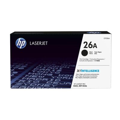 Toner Cartridge 26A, schwarz, für LaserJet Pro M402n, M402d, M402dn, für ca. 3.100 Seiten