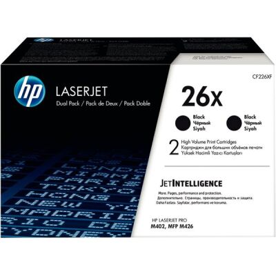 Toner Cartridge 26X Doppelpack schwarz für LaserJet Pro M402d