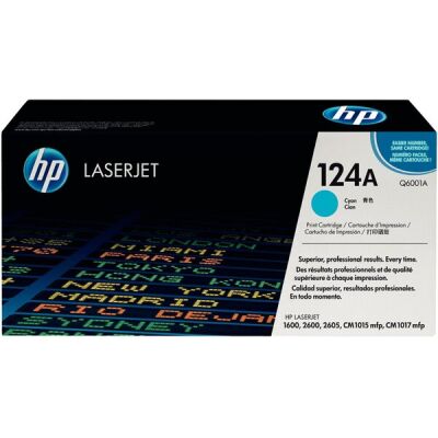 Toner Cartridge 124A cyan für Color LaserJet 1600, 2600n, 2605,