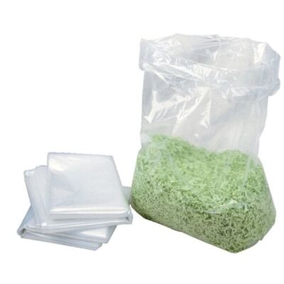 Plastikbeutel für Aktenvernichter, für Modell B34, Mehrweg-Auffangbeutel, Farbe: transparent, 1 Pack = 10 Stück