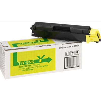 Toner-Kit TK-590Y gelb für FS-C2026MFP, FS-C2026MFP/KL3,