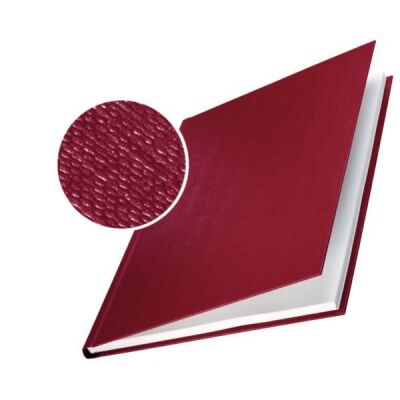 Bindemappen impressBIND Hard Cover A4, rot Rücken: 3,5 mm, Karton mit Überzug in Leinenoptik, Fassungsvermögen: 35 Blatt, Inhalt: 10 Stück