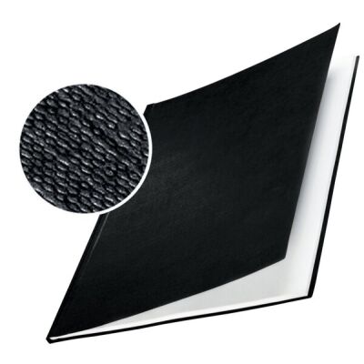 Bindemappen impressBIND Hard Cover A4, schwarz, Rücken: 14,0 mm, Karton mit Überzug in Leinenoptik, Fassungsvermögen: 140 Blatt, Inhalt: 10 Stück
