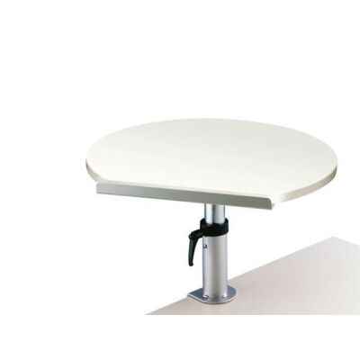 Ergonomisches Tischpult, weiß, Traglast 30 kg, melaminharzbeschichtet, 60 x 51 cm