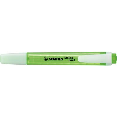 Textmarker STABILO swing cool 1-4mm, grün, mit Clip