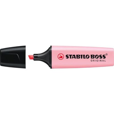 Textmarker Stabilo Boss Original 2-5mm Pastel rosiges Rouge