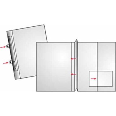 Schnellhefter, A4, PVC, glasklar