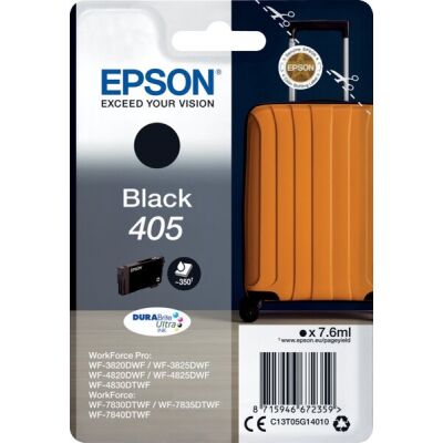 Tintenpatrone 405 DURABrite schwarz, für WF-7830, WF-7840, Inhalt: 7,6 ml