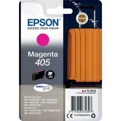 Tintenpatrone 405 DURABrite magenta, für WF-7830, WF-7840, Inhalt: 5,4 ml