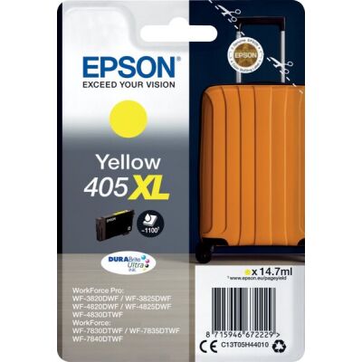 Tintenpatrone 405XL DURABrite gelb, für WF-7830, WF-7840, Inhalt: 14,7 ml
