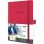 Wochenkalender Conceptum 2024, ca. DIN A5, red, Softcover,1 Woche / 2 Seiten, 192 Seiten