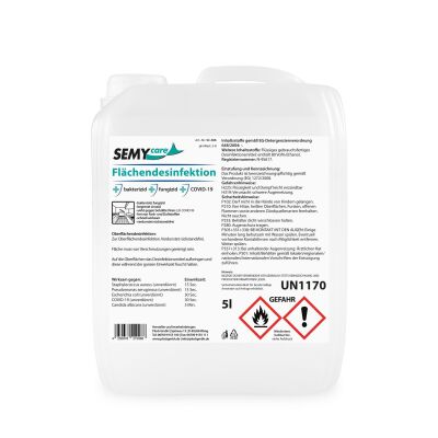 SEMYcare, Flächendesinfektion, 80 Vol.% Ethanol, 5l Kanister