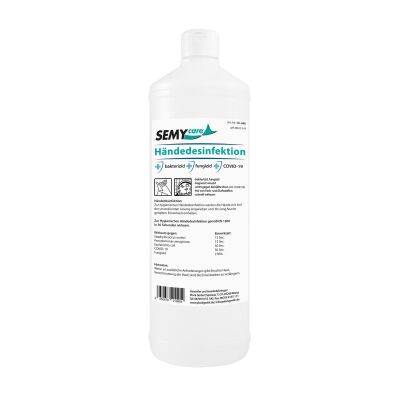 SEMYcare, Händedesinfketion, 80% Ethanol, VE: 12x1l Flasche