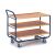 Rollcart Tischwagen mit Rand, nach 1757-3, RAL: 5010 enzianblau