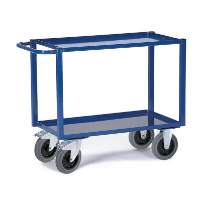 Rollcart Tischwagen mit Blechwanne, nach 1757-3; RAL: 5010 enzianblau