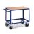 Rollcart 1 Etage, schwerer Tischwagen 06-7518, Ladefläche 1200x800mm, Tragkraft 500 kg, blau