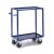 Rollcart Tischwagen mit Blechwanne 06-7177, Außenmaß: 1100x500mm, Tragkraft 400 kg, blau