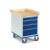Rollcart Roll-Schubladenschrank 07-4357, 4 Schubladen, Ladefläche: 700x490 mm, Tragkraft: 150 kg